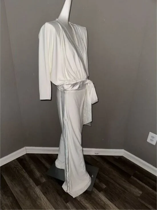 NWT Zhivago Weld Jumpsuit in White Size 8 $600 - Picture 9 of 11